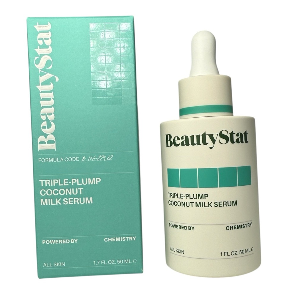 BeautySta Triple-Plump Coconut Milk Serum 1.7 fl oz | Hydrating Glow Booster